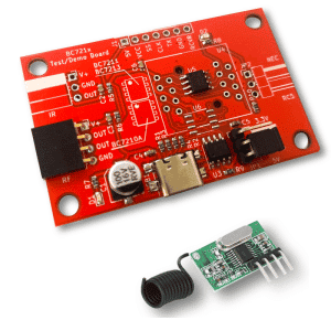 BC7213遥控解码芯片演示板